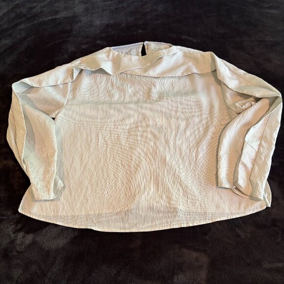 Studio Nicholson Striped Drape-Sleeve Top - Picture 2 of 3